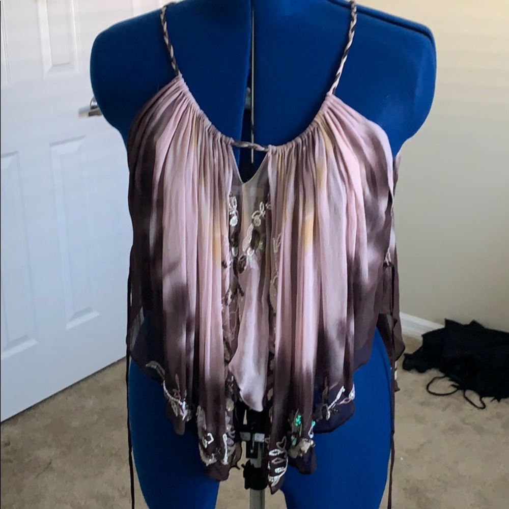 Rare All Saints top, pretty detail